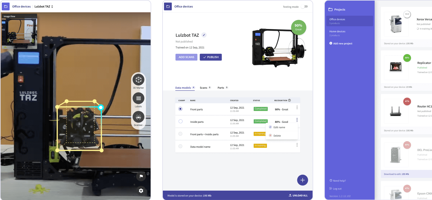 ML model creator app