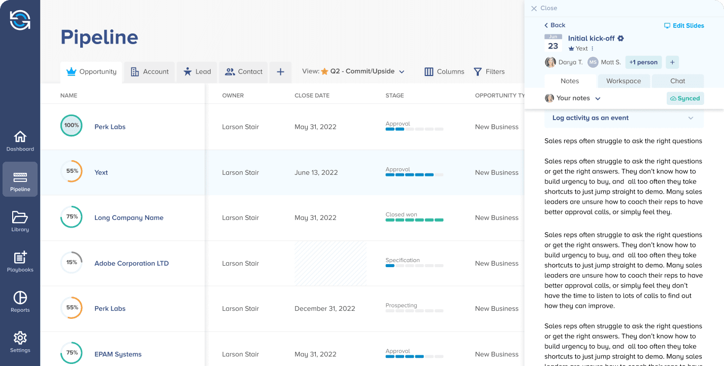 Gondola sales platform